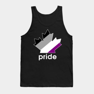 Ace Asexual Pride Maple Leaf Tank Top